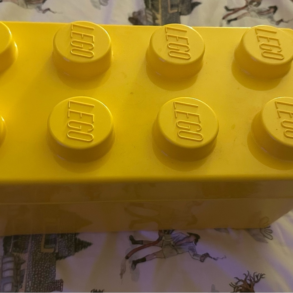 Lego Yellow Storage Brick‎